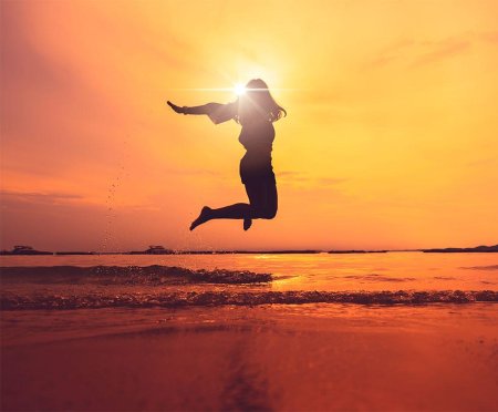 Прыжок на закате