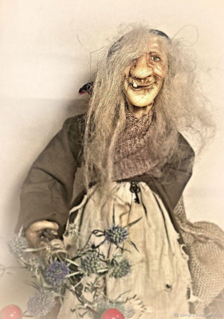 Прическа бабы яги