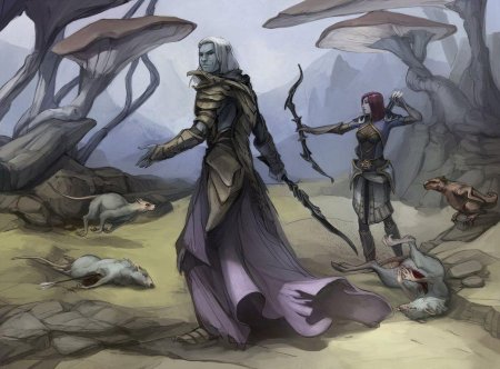 The Elder Scrolls данмеры арт