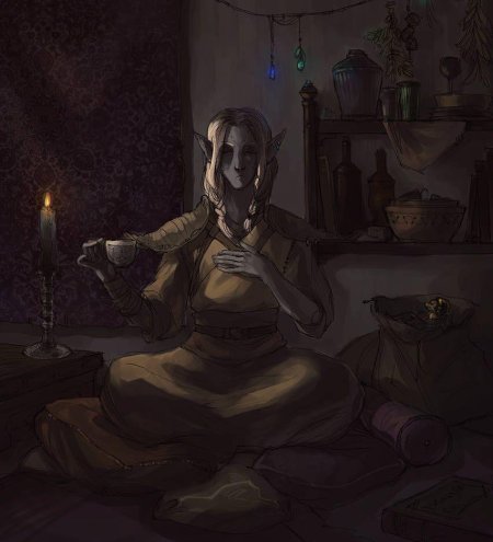 Морровинд Данмер арт