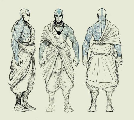 Аватар Легенда об Аанге скетчи персонажей