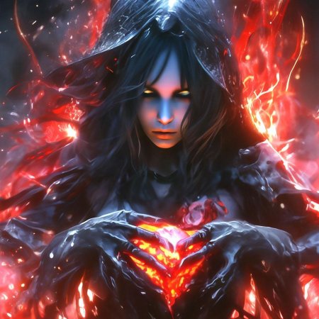 Девушка с горящими глазами