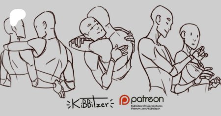 Позы для рисования Kibbitzer