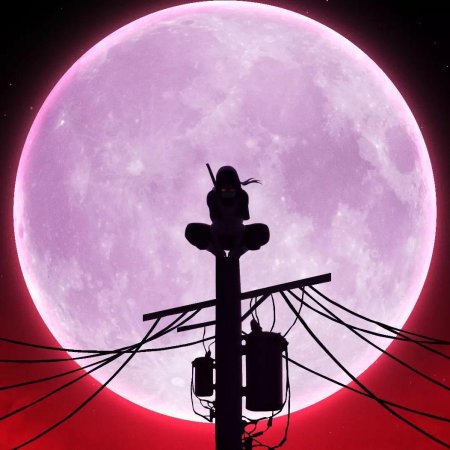 Итачи Учиха на столбе