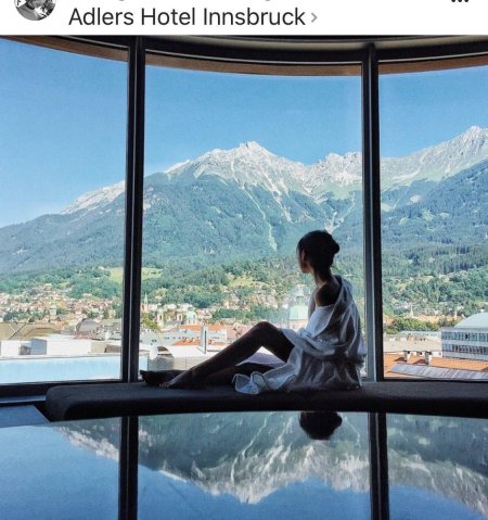 Вид на горы с балкона