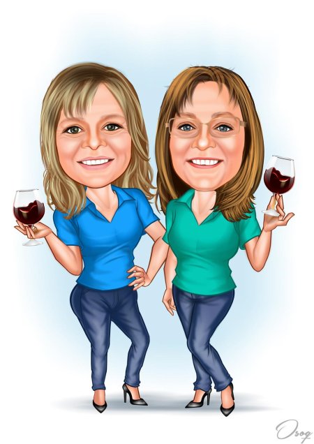 Шарж подруги