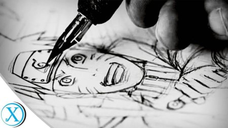 Масаси Кисимото рисует