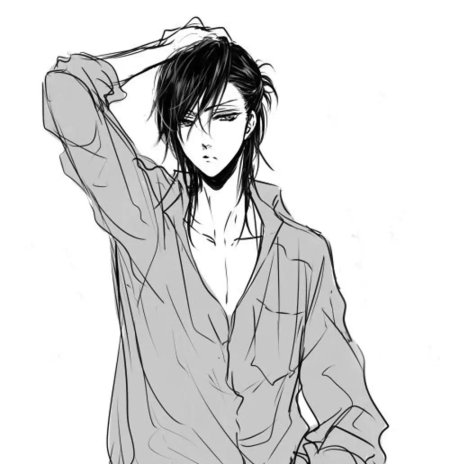 Аниме парни с длинными волосами