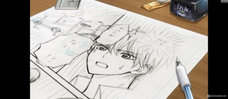 Аниме скетчи мангак