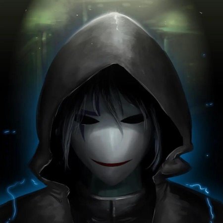 Человек в маске и капюшоне