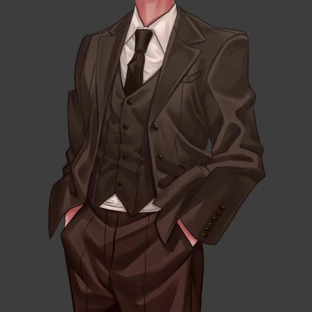 Человек в костюме арт