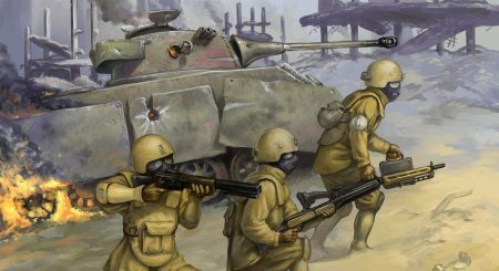 Дизельпанк СССР солдат