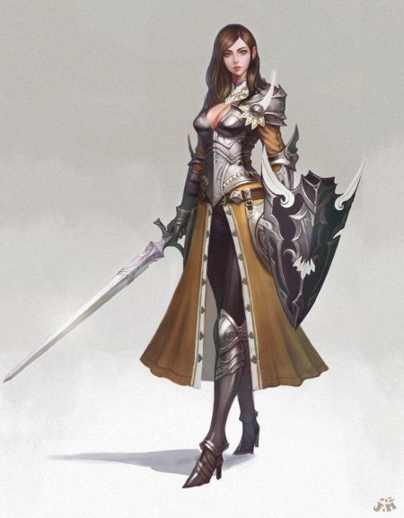 Рыцарь Полуэльф арт