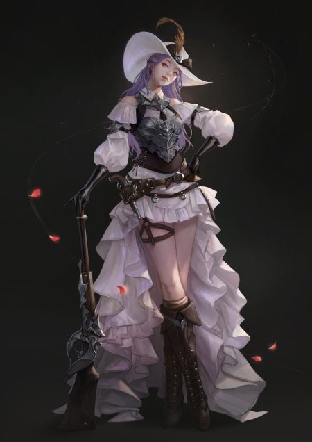 Девушка Мушкетер фэнтези