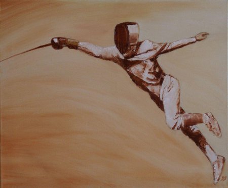 Картина фехтовальщики