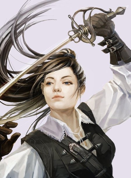 Девушка с РАПИРОЙ