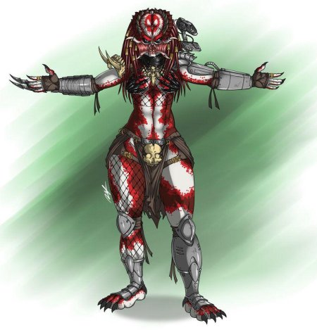 Хищник Яутжа самка аниме