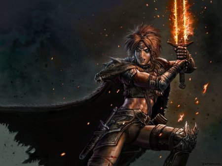 Девушка воин