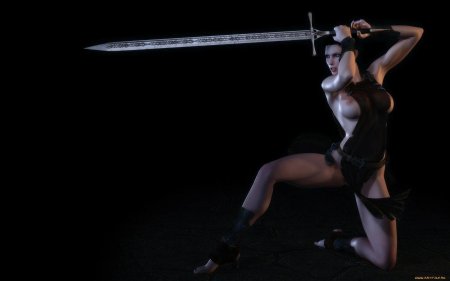 Эротические девушки с мечом