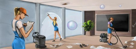 Обложка клининговой компании