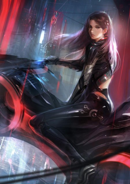 Пилар киберпанк аниме