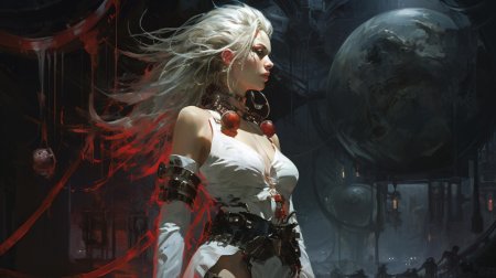 Футуристические картинки девушек