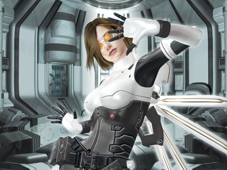 Космическая девушка