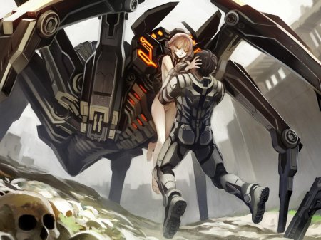 Аниме пилот меха