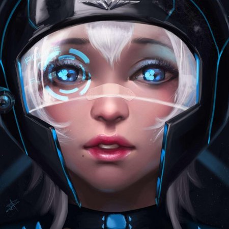 Космическая девушка