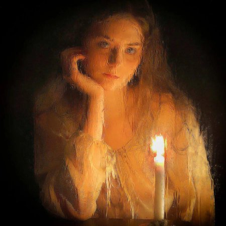 Девушка со свечой