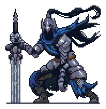 Арториас пиксель арт