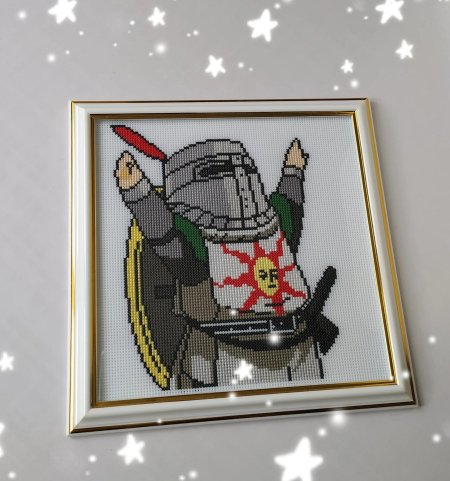 Дарк соулс вышивка крестиком