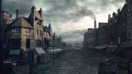 Викторианский Лондон трущобы арт