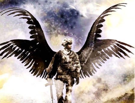 Солдат с крыльями
