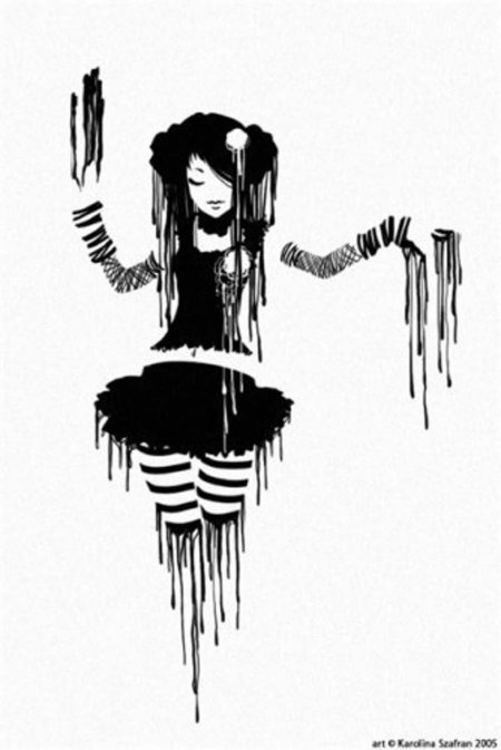 Рисунки в стиле эмо