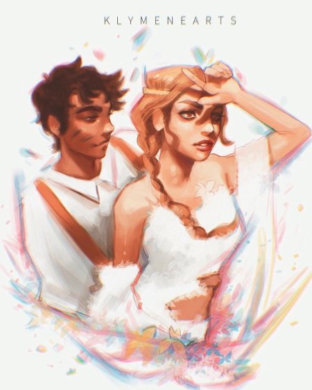 Герои Олимпа Лео и Калипсо