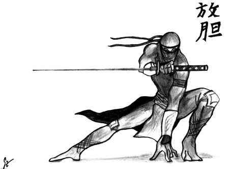 Ниндзя рисунок