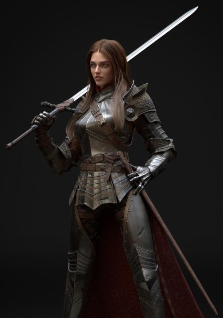 Женщина в броне