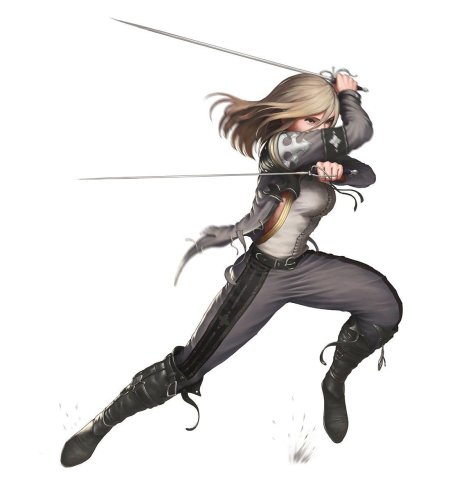 Девушка с РАПИРОЙ