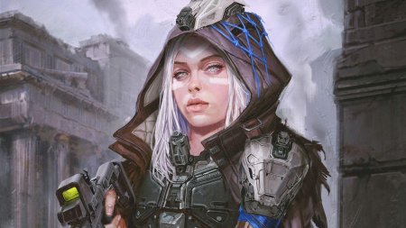 Скай фай девушка арт