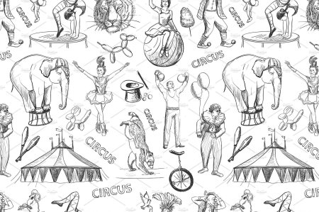 Цирк эскизы