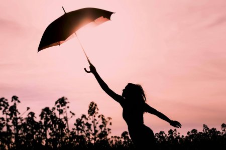 Полет на зонтике