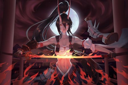 Oni демон Самурай