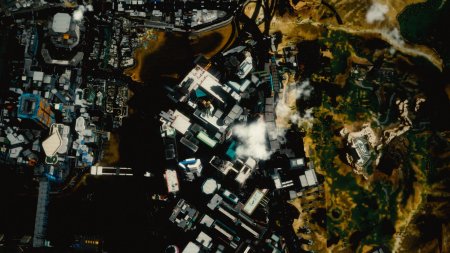 Найт Сити Cyberpunk 2077 небоскрёбы