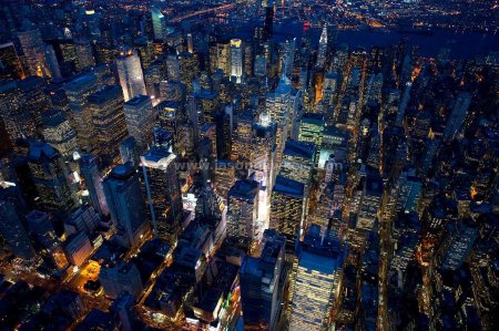 Нью Йорк с птичьего полета