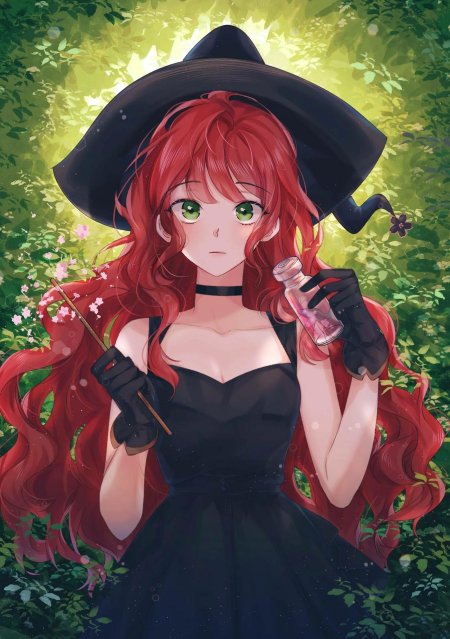 Моника ведьма аниме