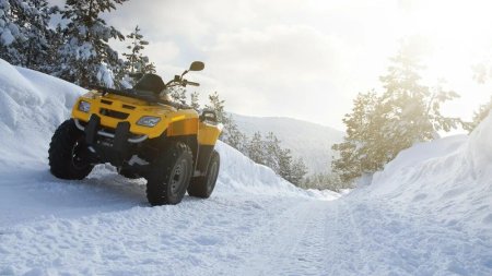 Квадроцикл зимой