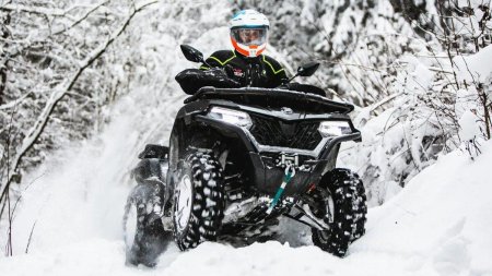 Квадроцикл зимой