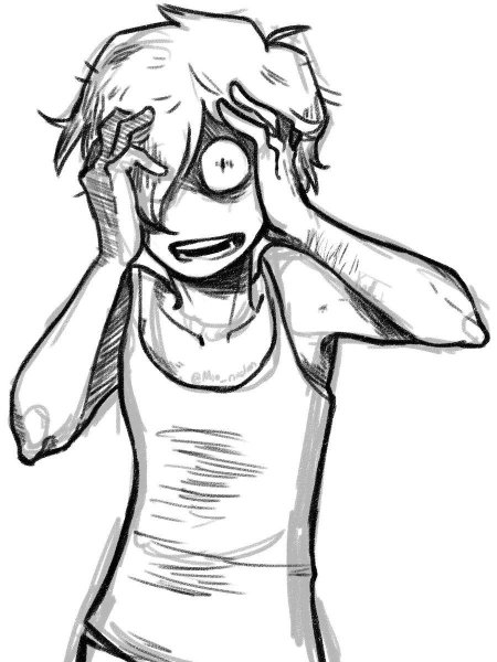 Позы безумца для рисования