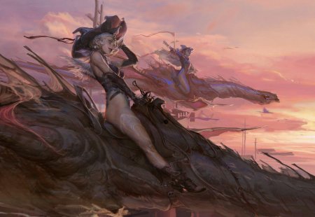 Девушка и дракон